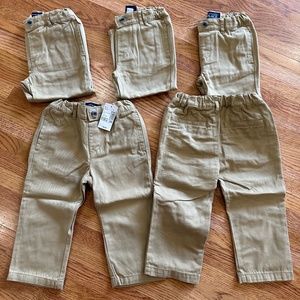 5Pk Children’s Place Chinos 9-12 months - New